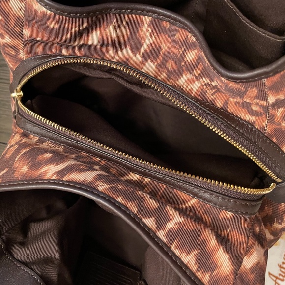 Coach Madison OCELOT LEOPARD  FABRIC PHOEBE Purse - Picture 9 of 11